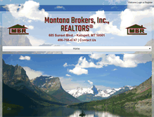Tablet Screenshot of montanabrokers.com
